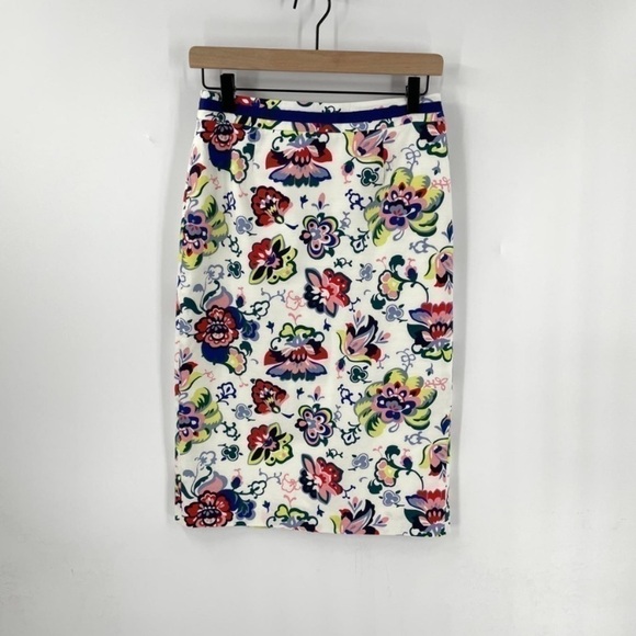 Boden White Floral Pencil Skirt - Picture 12 of 12